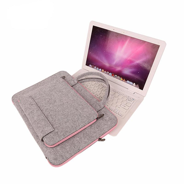 Fashion Wool Felt Laptop Bag