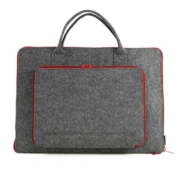 Fashion Wool Felt Laptop Bag