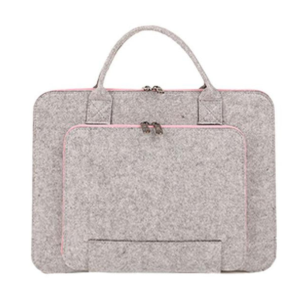Fashion Wool Felt Laptop Bag